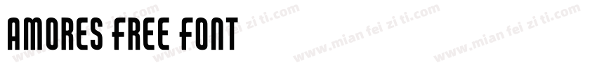 Amores Free Font字体转换